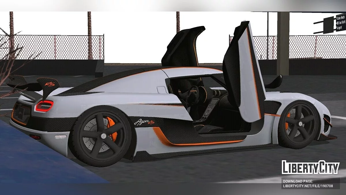 Koenigsegg Agera RS 2016 / GTA San Andreas (iOS, Android)