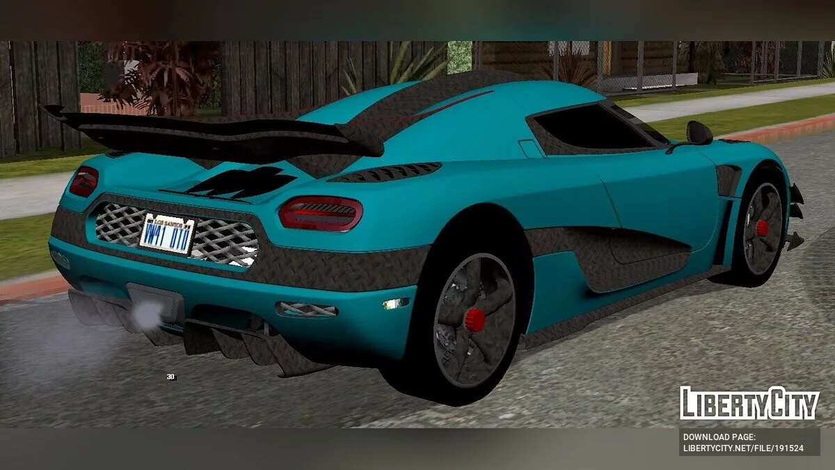 Koenigsegg One 1 (только DFF) / GTA سان أندرياس (iOS، أندرويد)