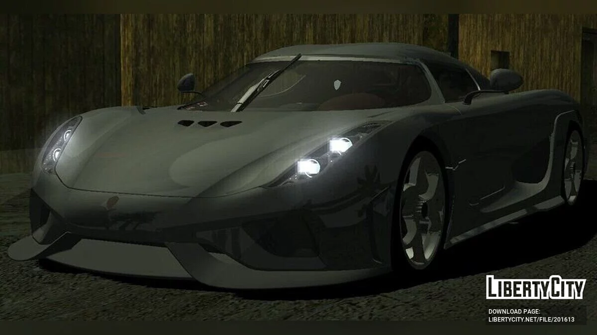 Koenigsegg Regera (только DFF) / GTA San Andreas (iOS, Android)