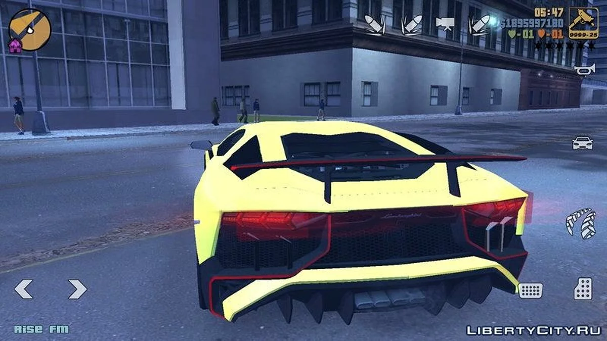 Lamborghini Aventador SV / GTA San Andreas (iOS, Android)