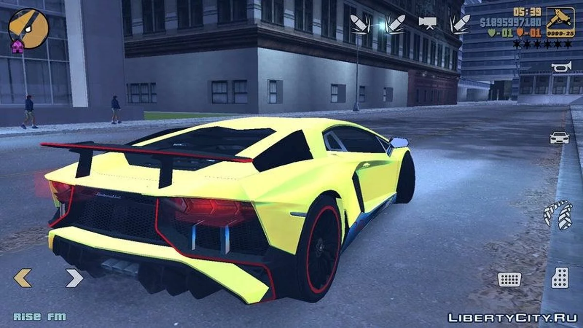 Lamborghini Aventador SV / GTA San Andreas (iOS, Android)