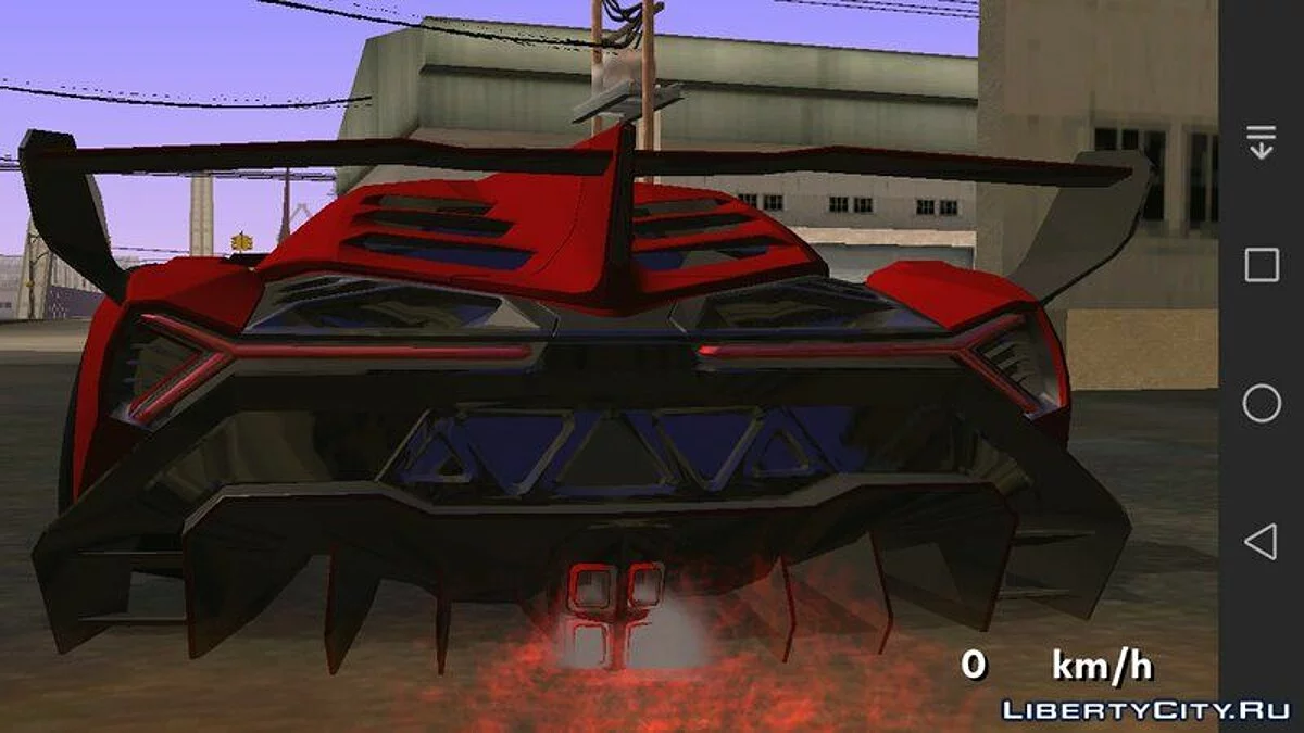Lamborghini Veneno 2013 / GTA San Andreas (iOS, Android)