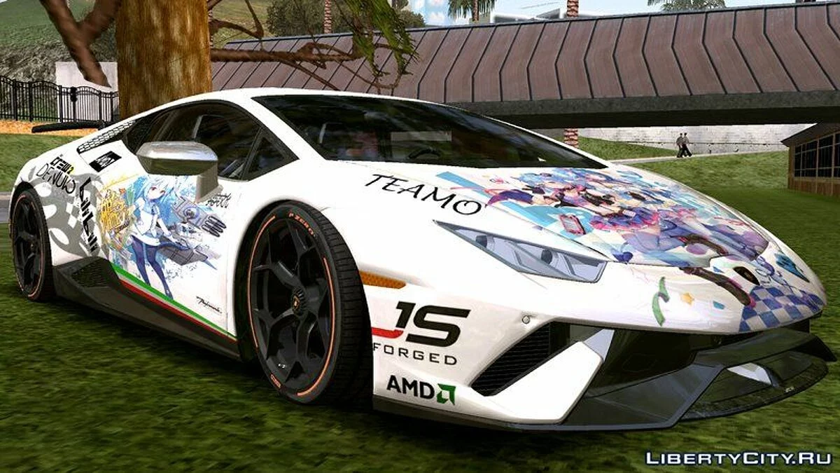 Lamborghini Huracan Performante 2018 bilibili Itasha / GTA San Andreas (iOS, Android)