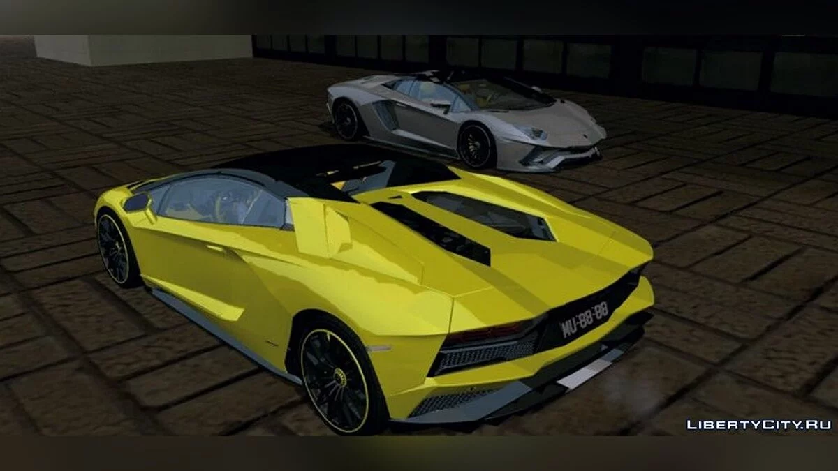 Lamborghini Aventador S Roadster 2018 / GTA San Andreas (iOS, Android)