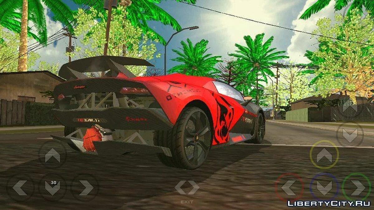 لامبورغيني سيستو إليمينتو / GTA سان أندرياس (iOS، أندرويد)