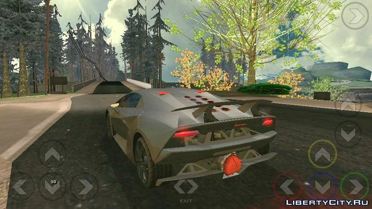 لامبورغيني سيستو إليمينتو / GTA سان أندرياس (iOS، أندرويد)