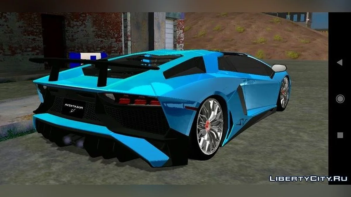 Lamborghini Aventador SV Roadster / GTA San Andreas (iOS, Android)