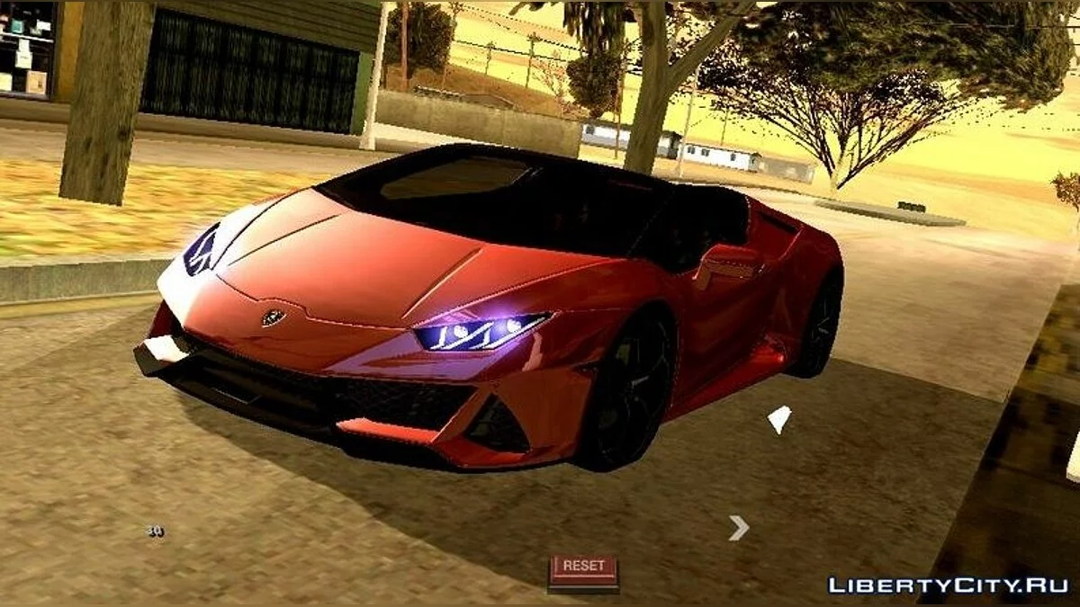 Lamborghini Huracan Evo Spyder (solo DFF) / GTA San Andreas (iOS, Android)