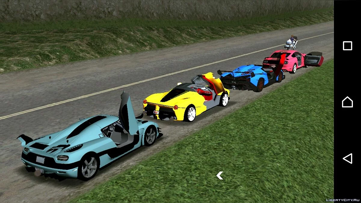 兰博基尼 Veneno Roadster LP750-4 2014 (仅限 DFF) / GTA San Andreas (iOS, Android)