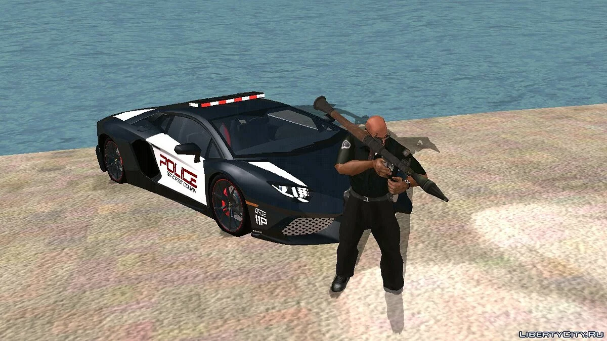 Mobil Polisi Lamborghini (hanya DFF) / GTA San Andreas (iOS, Android)