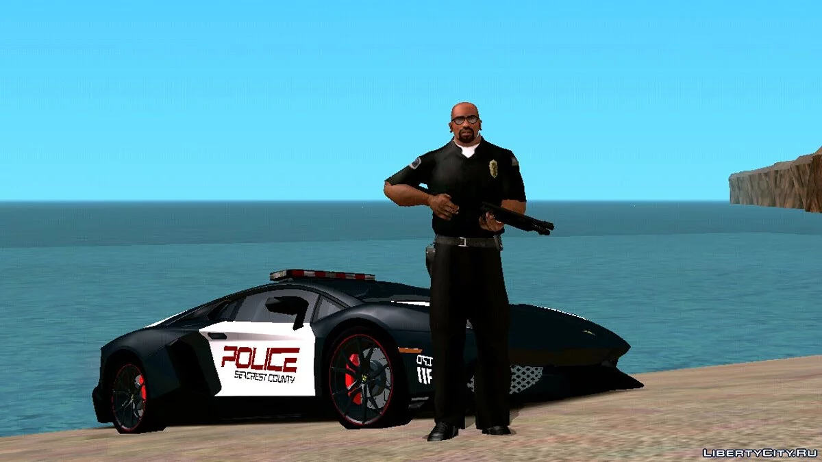 Mobil Polisi Lamborghini (hanya DFF) / GTA San Andreas (iOS, Android)