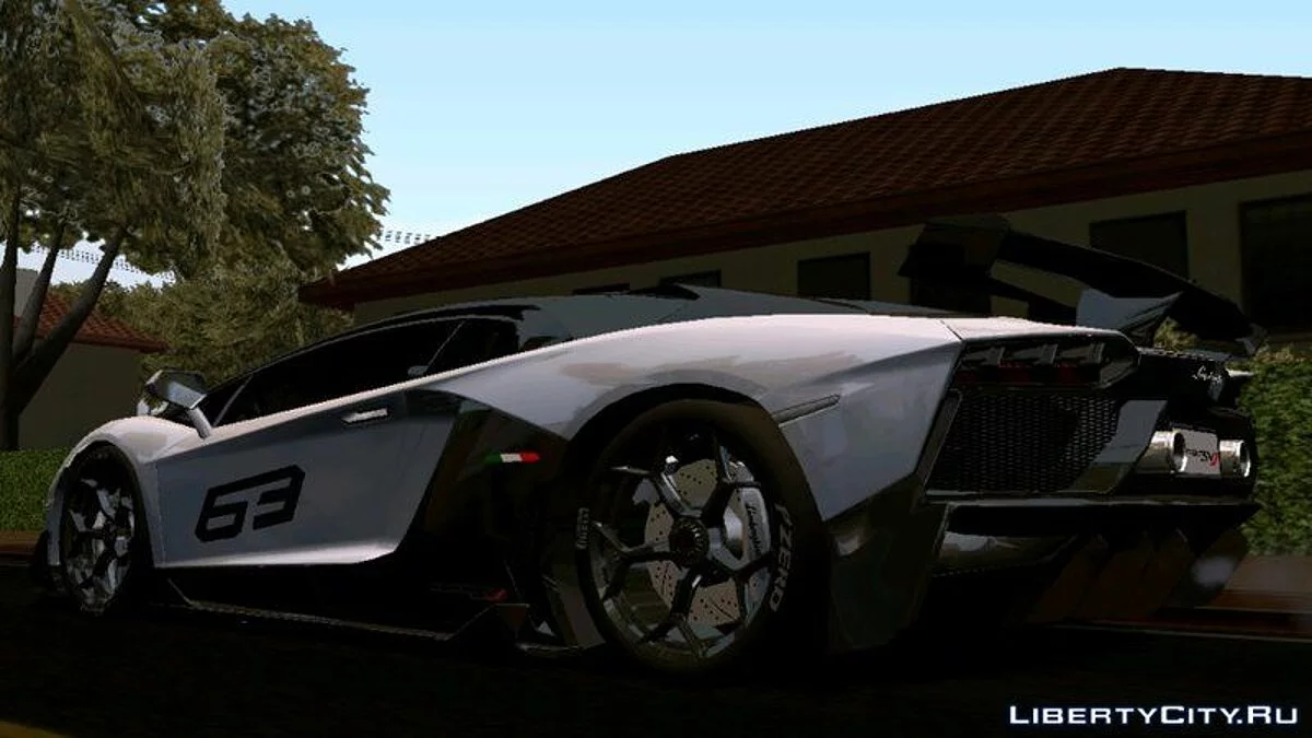 2018 Lamborghini Aventador SVJ beta / GTA San Andreas (iOS, Android)