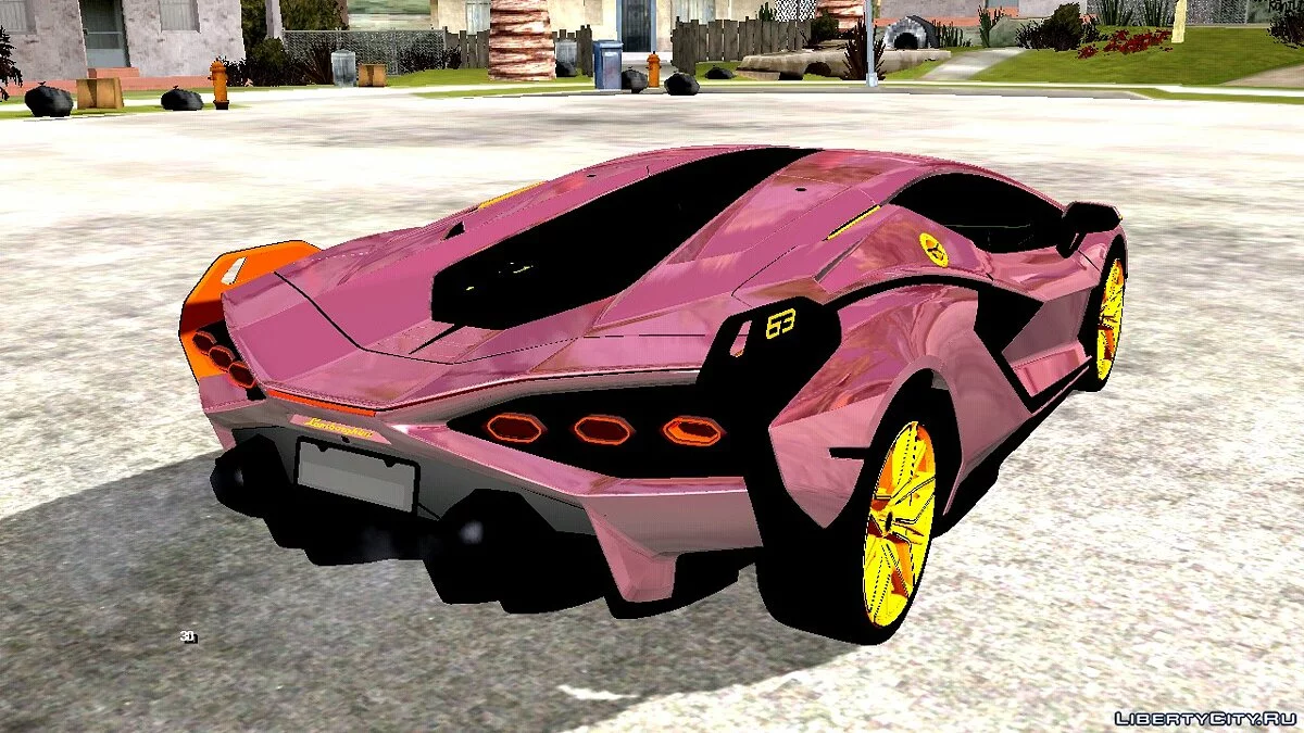 Lamborghini Sian FPK37 (solo DFF) / GTA San Andreas (iOS, Android)