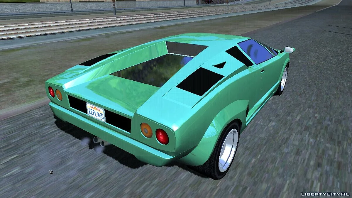 1990 Lamborghini Countach (стиль Torero) v1.0 / GTA San Andreas (iOS, Android)