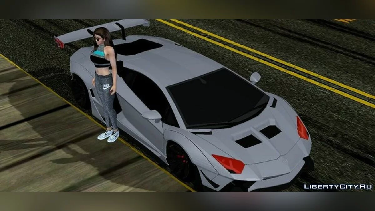 Lamborghini Aventador LP-700-4 Liberty Walk / GTA San Andreas (iOS, Android)