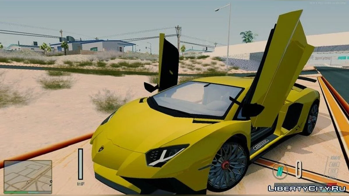 Lamborghini Aventador SV / GTA San Andreas (iOS, Android)