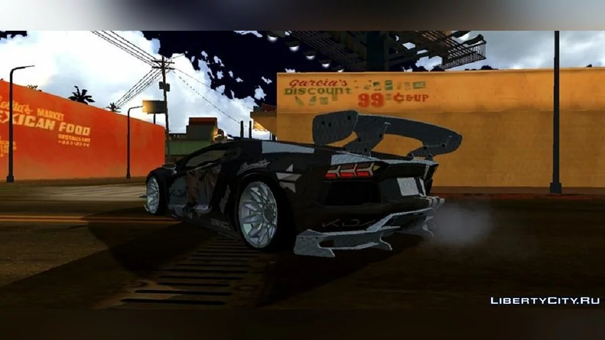 Lamborghini Aventador LB Walk [Payback] / GTA San Andreas (iOS, Android)