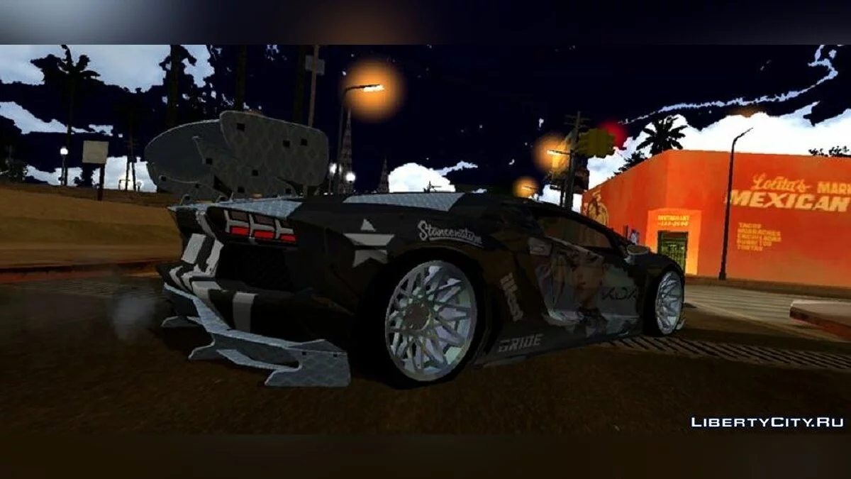 Lamborghini Aventador LB Walk [Payback] / GTA San Andreas (iOS, Android)