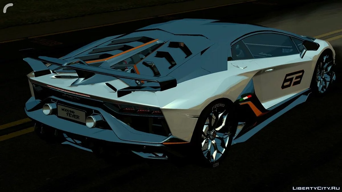 Lamborghini Aventador (DFF فقط) / GTA سان أندرياس (iOS، أندرويد)