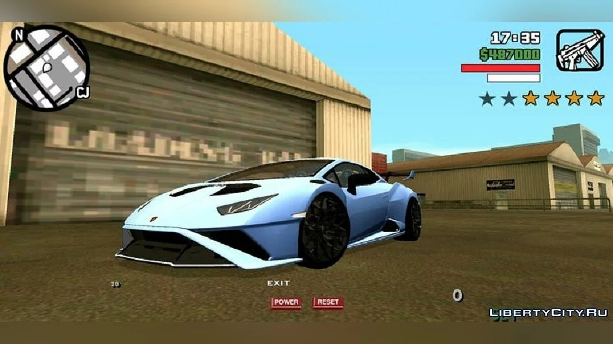 Lamborghini Huracan STO 2020 / GTA سان أندرياس (iOS، أندرويد)