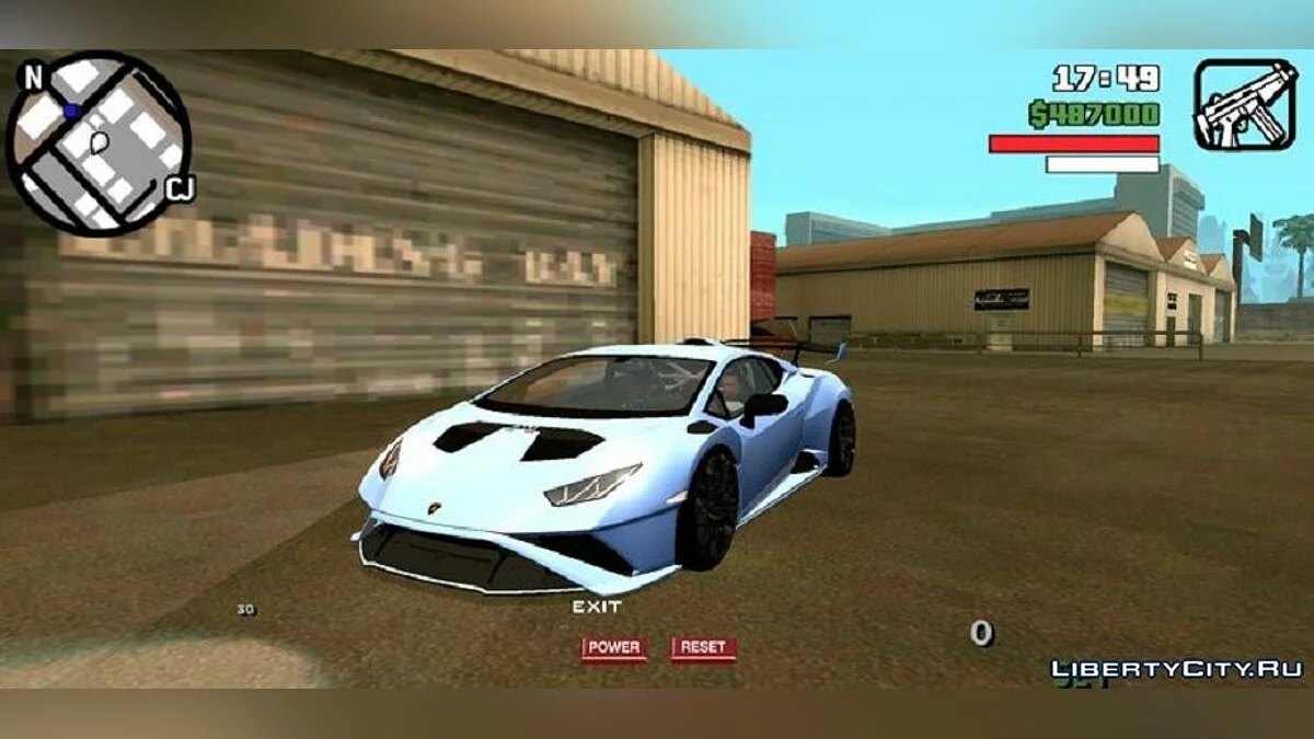 Lamborghini Huracan STO 2020 / GTA سان أندرياس (iOS، أندرويد)