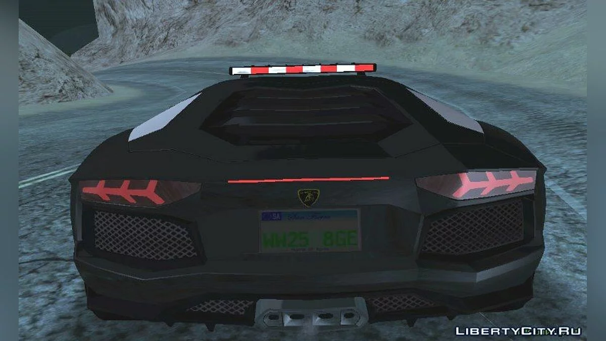Lamborghini Aventador Police (DFF only) / GTA San Andreas (iOS, Android)