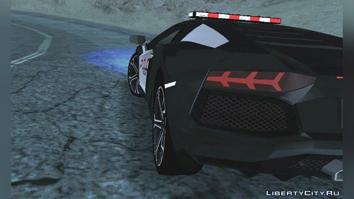 Lamborghini Aventador Police (DFF only) / GTA San Andreas (iOS, Android)