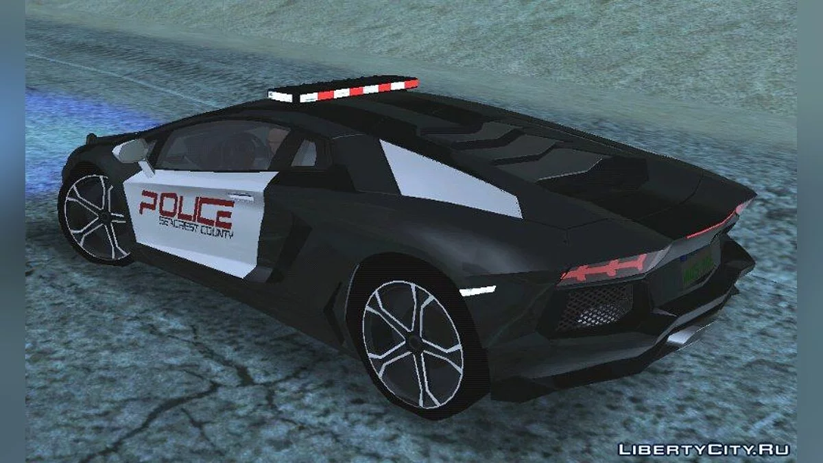 Lamborghini Aventador Police (DFF only) / GTA San Andreas (iOS, Android)