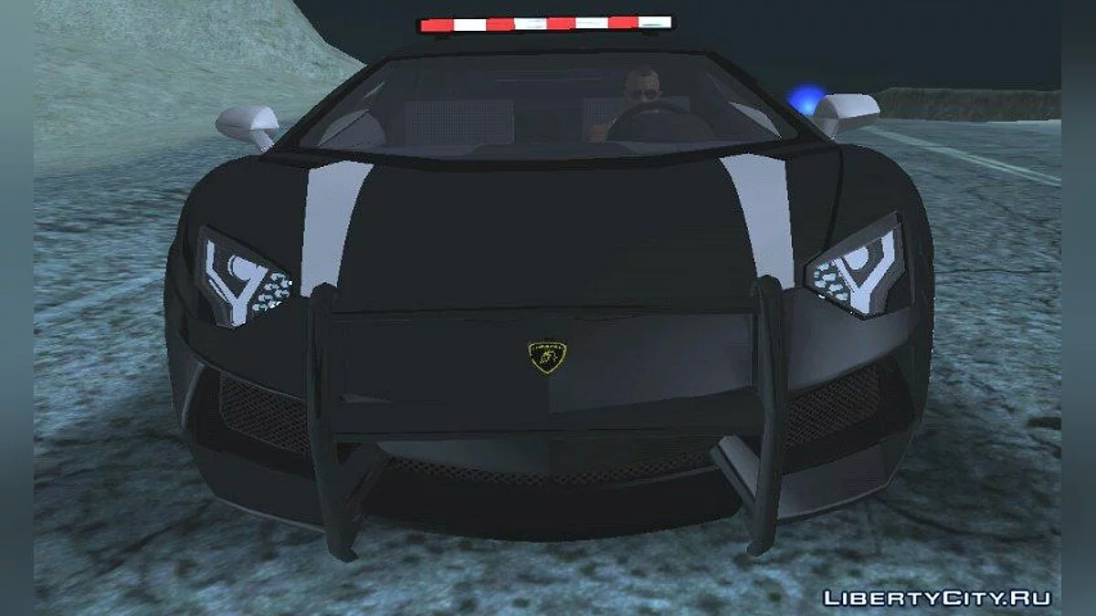 Lamborghini Aventador Police (DFF only) / GTA San Andreas (iOS, Android)