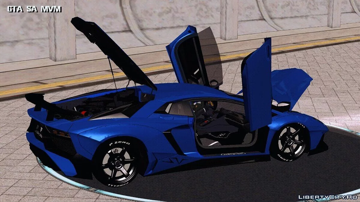 Lamborghini Aventador SV LB / GTA San Andreas (iOS, Android)