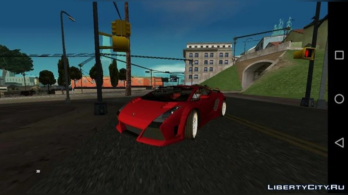 Lamborghini Gallardo з NFS: Most Wanted / GTA San Andreas (iOS, Android)
