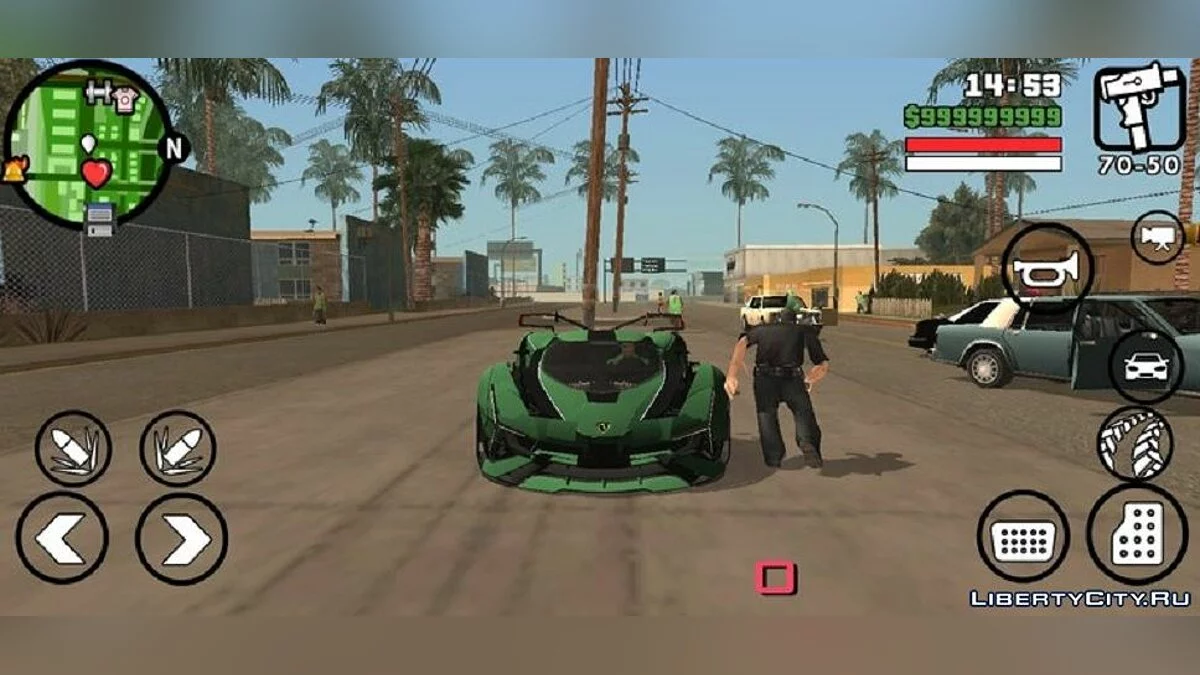 Lamborghini Vision V12 GT Prototype Model (только DFF) / GTA San Andreas (iOS, Android)