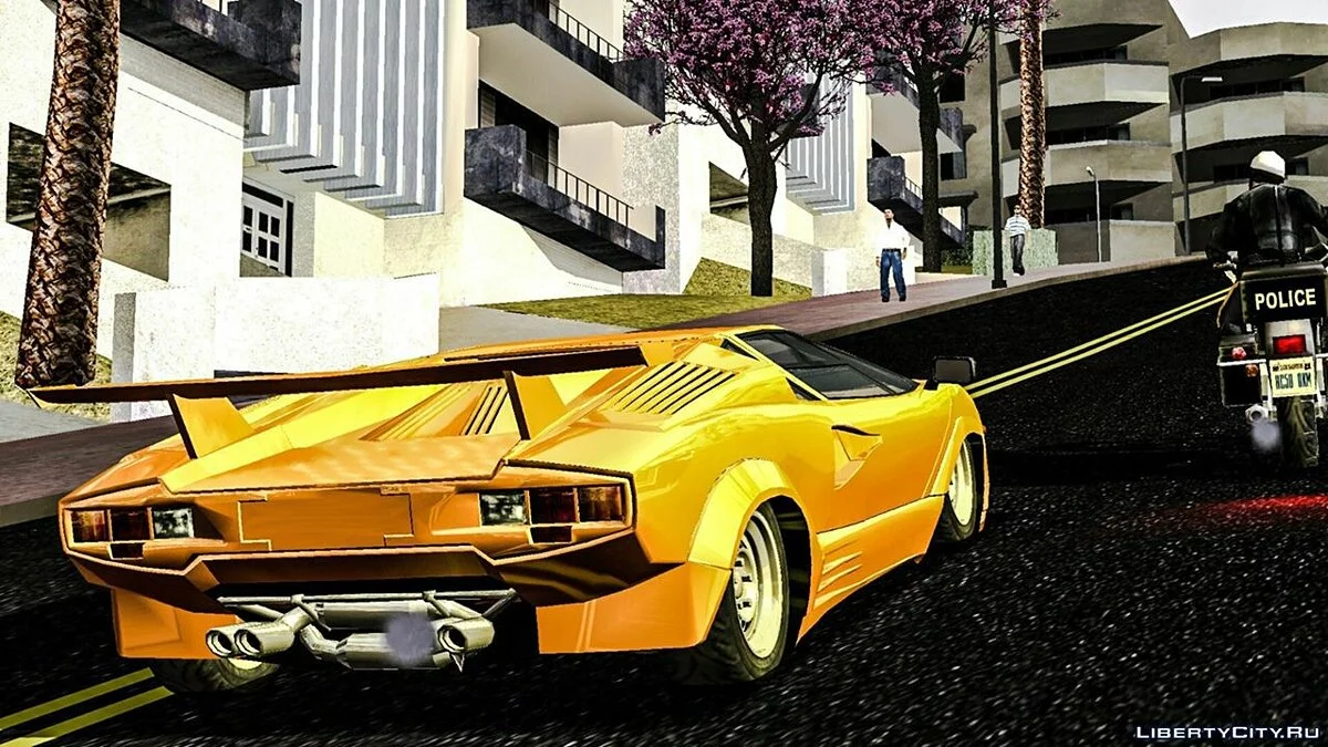 Lamborghini Countach 25th (только DFF) / GTA San Andreas (iOS, Android)