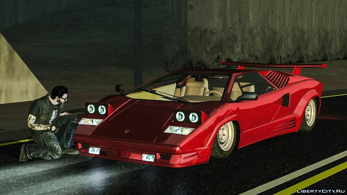 Lamborghini Countach 25th (только DFF) / GTA San Andreas (iOS, Android)