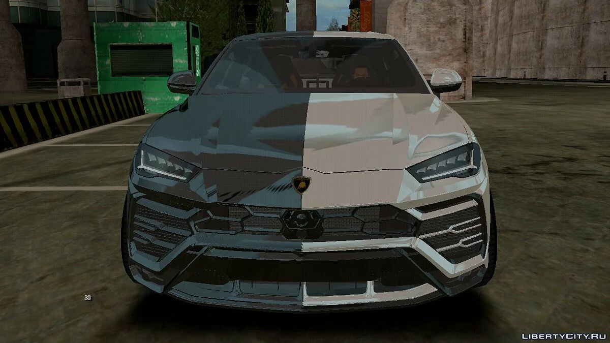 Lamborghini Urus Black and White / GTA San Andreas (iOS, Android)