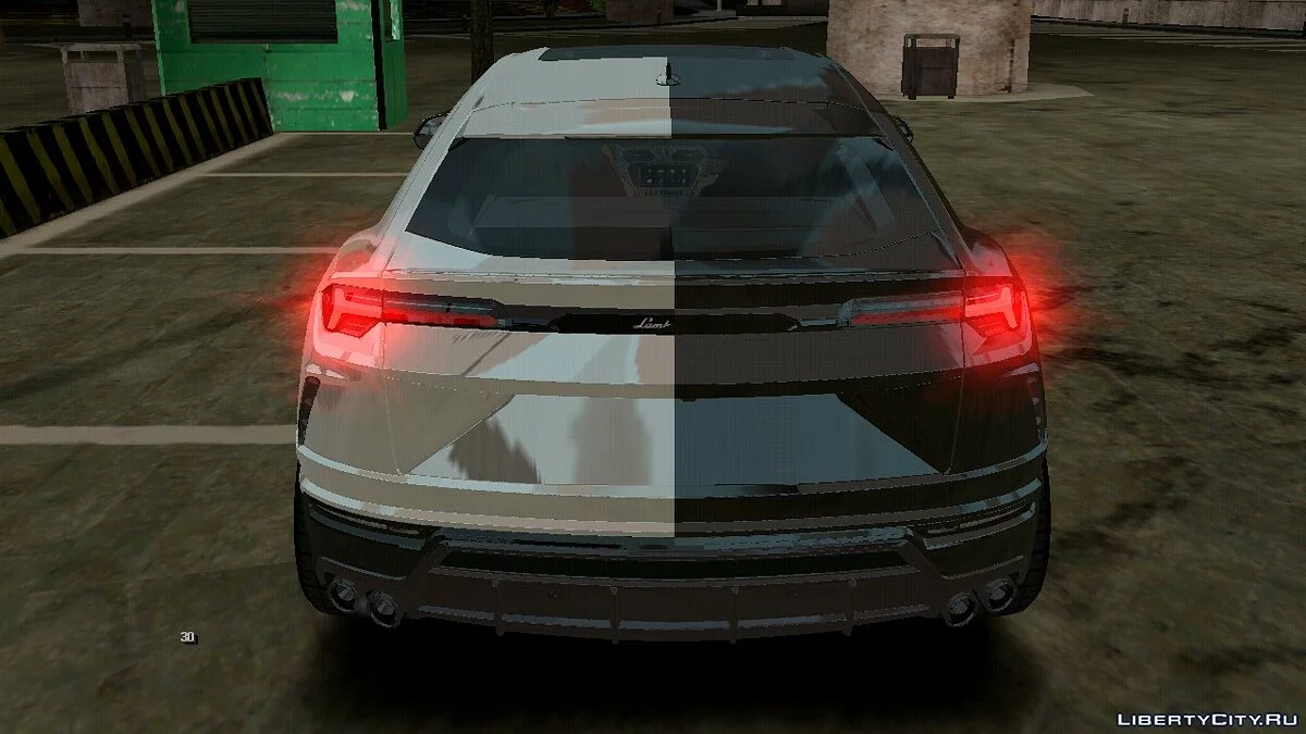 Lamborghini Urus Black and White / GTA San Andreas (iOS, Android)