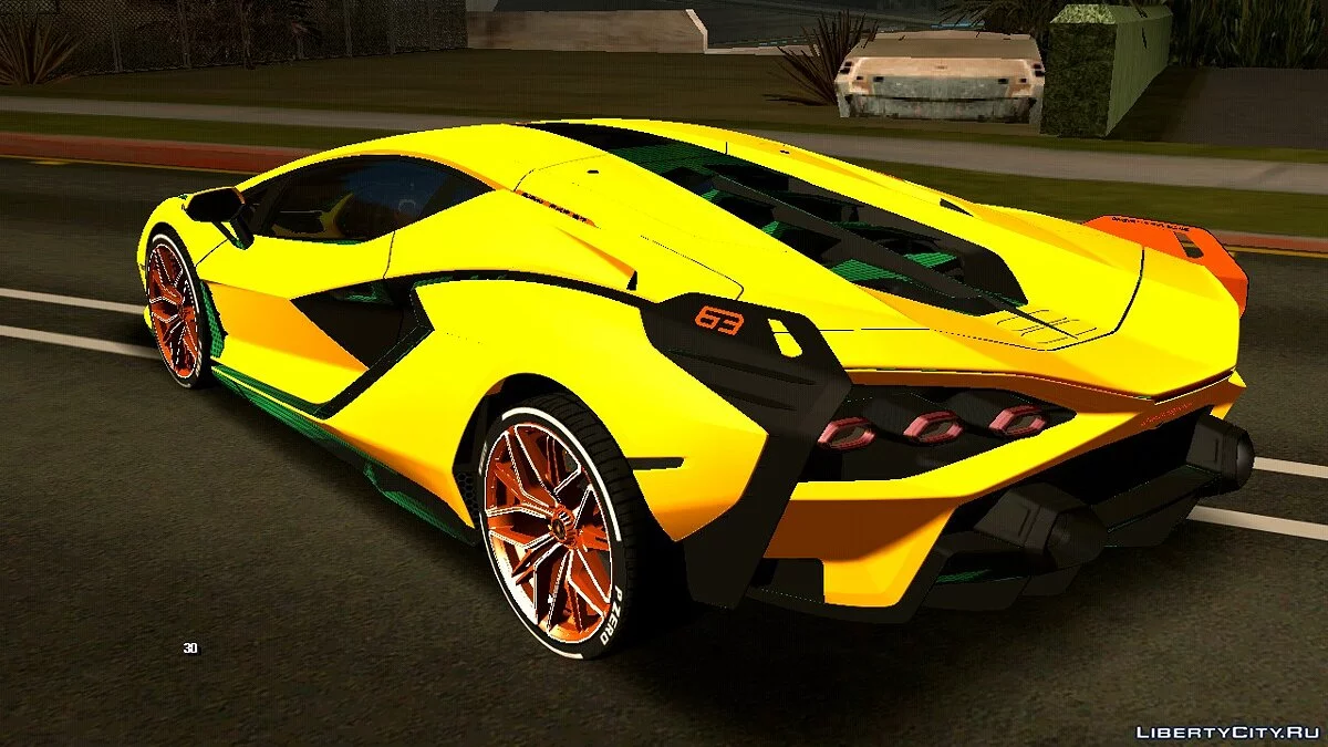 لامبورغيني سيان 2020 / GTA سان أندرياس (iOS، أندرويد)