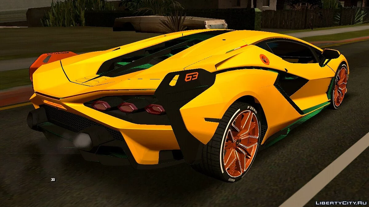 لامبورغيني سيان 2020 / GTA سان أندرياس (iOS، أندرويد)