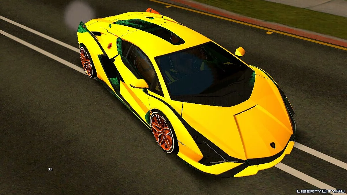 لامبورغيني سيان 2020 / GTA سان أندرياس (iOS، أندرويد)