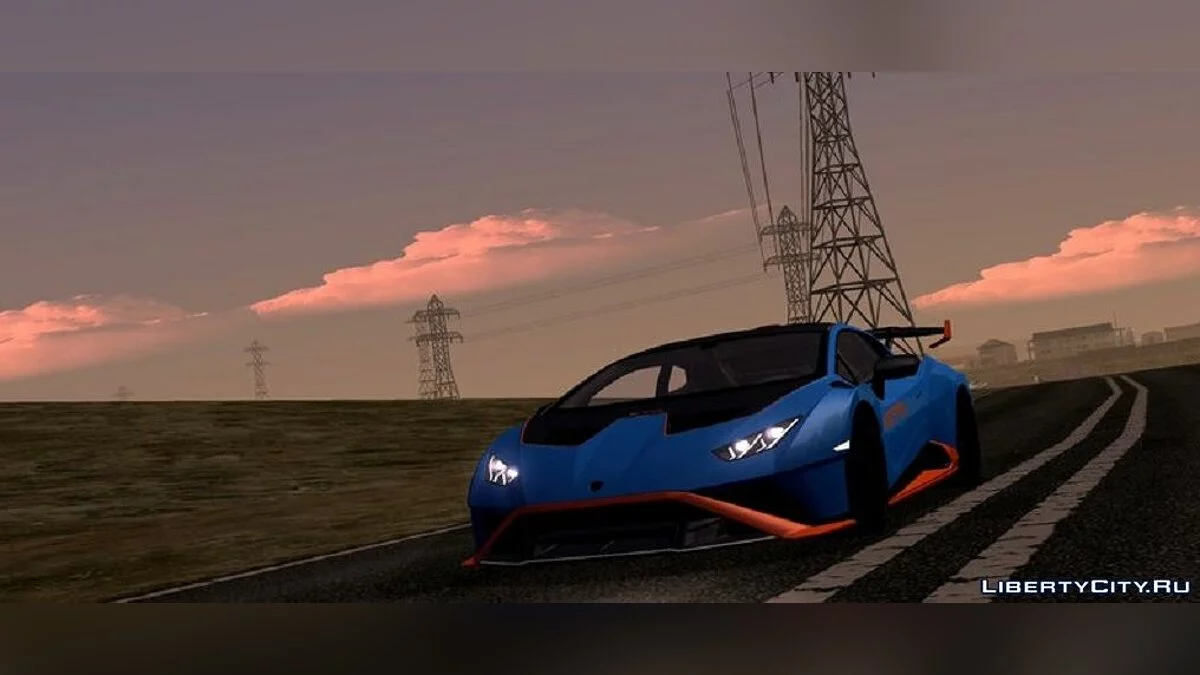 Lamborghini Huracan STO 2021 / GTA San Andreas (iOS, Android)