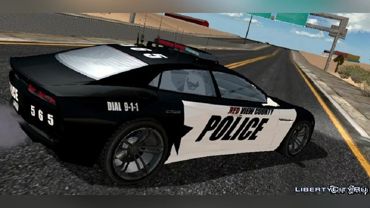 Lamborghini Estoque - Поліція / GTA San Andreas (iOS, Android)