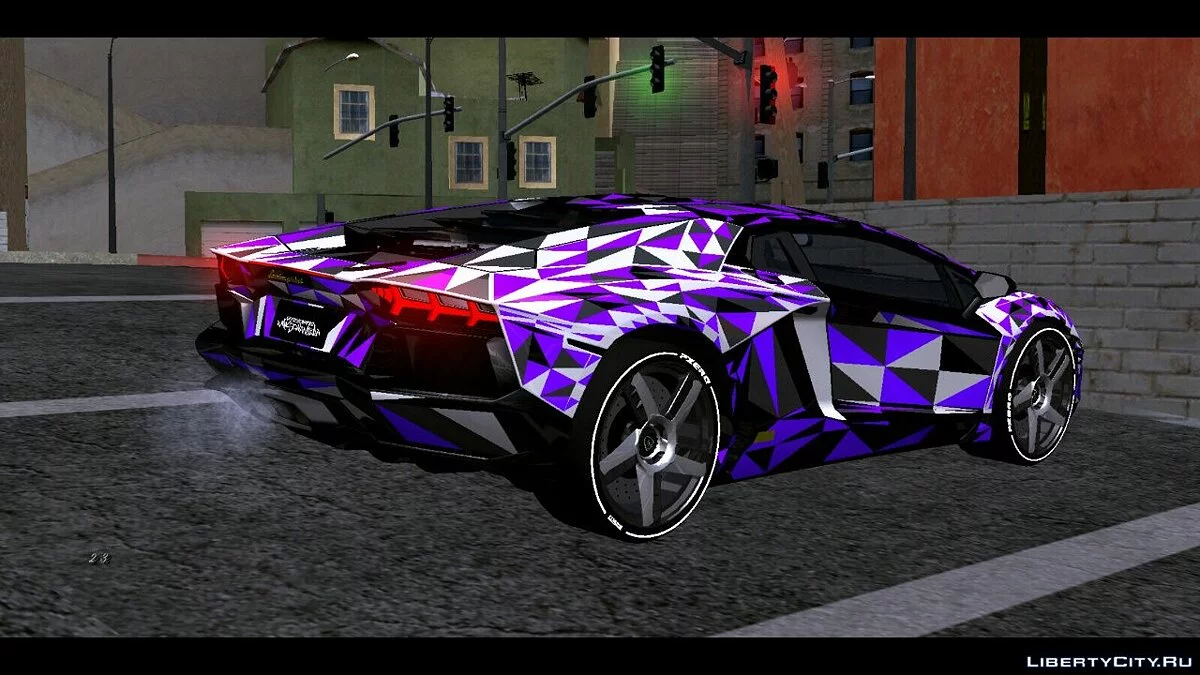 Lamborghini Aventador Estilo Diamante (hanya DFF) / GTA San Andreas (iOS, Android)