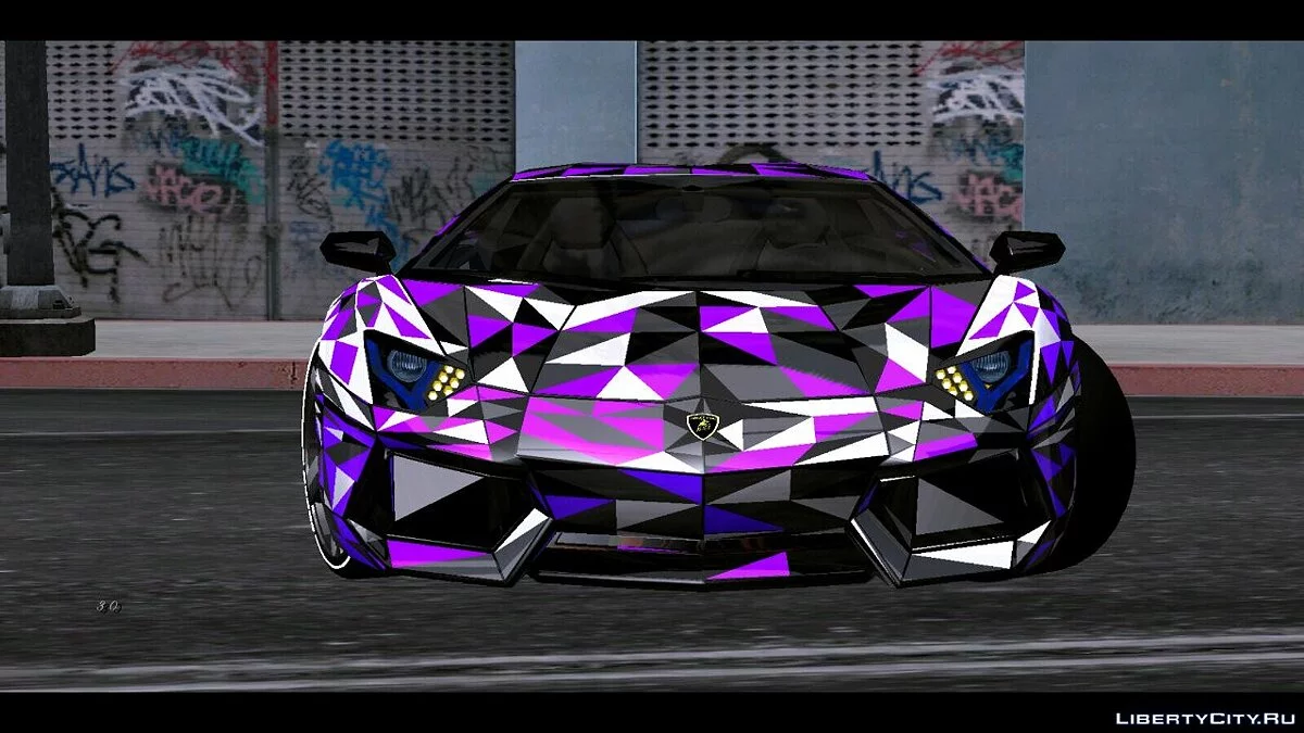 Lamborghini Aventador Estilo Diamante (hanya DFF) / GTA San Andreas (iOS, Android)