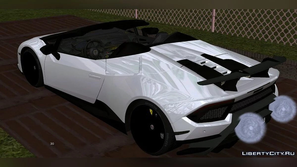 Lamborghini Huracan Performante Roadster 2019 / GTA San Andreas (iOS, Android)