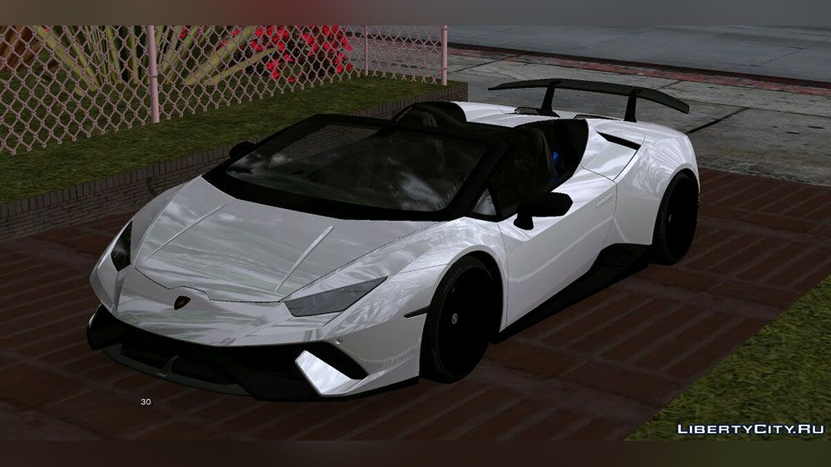 Download Lamborghini Huracan Performante Roadster 2019 for GTA San Andreas  (iOS, Android)