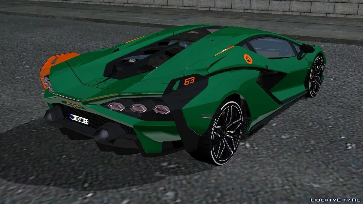 兰博基尼 Sian 2020 / GTA San Andreas (iOS, Android)