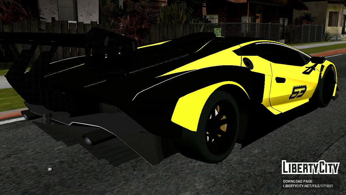 Lamborghini Essenza SCV12 (DFF فقط) / GTA سان أندرياس (iOS، أندرويد)
