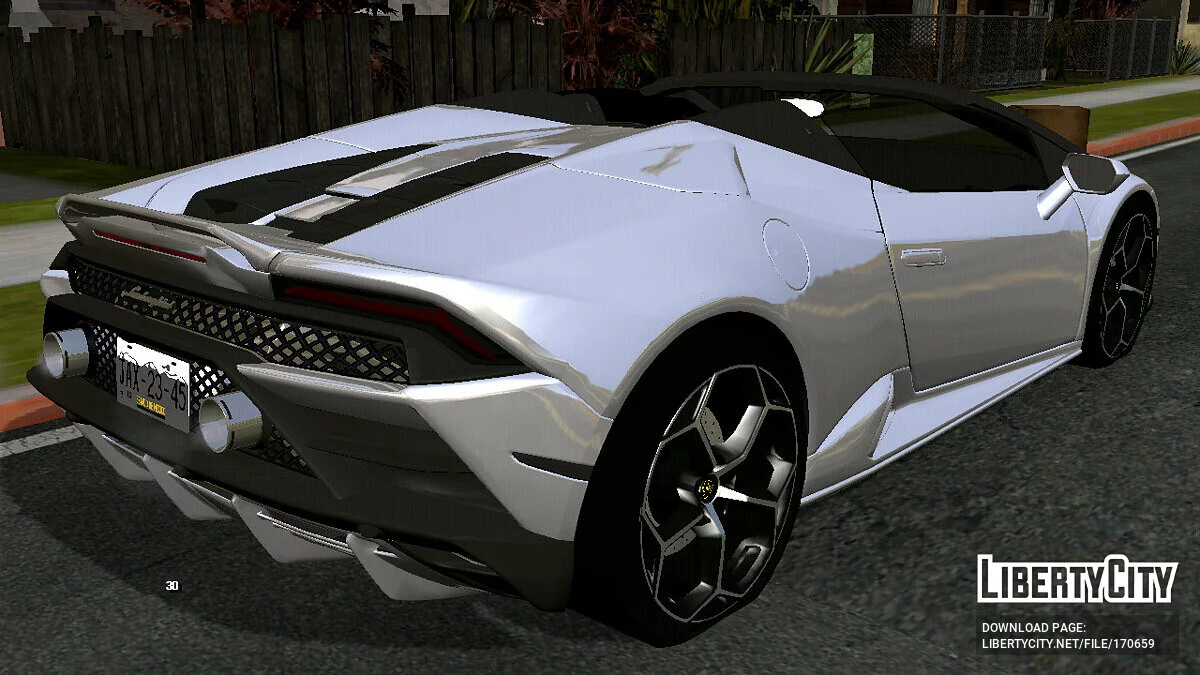 Lamborghini Huracan Evo (DFF فقط) / GTA سان أندرياس (iOS، أندرويد)