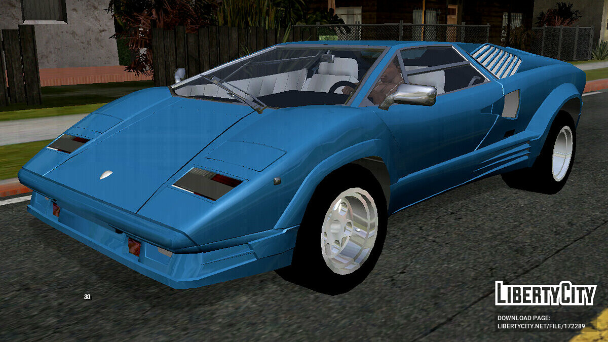 Download Lamborghini Countach (DFF only) for GTA San Andreas (iOS, Android)