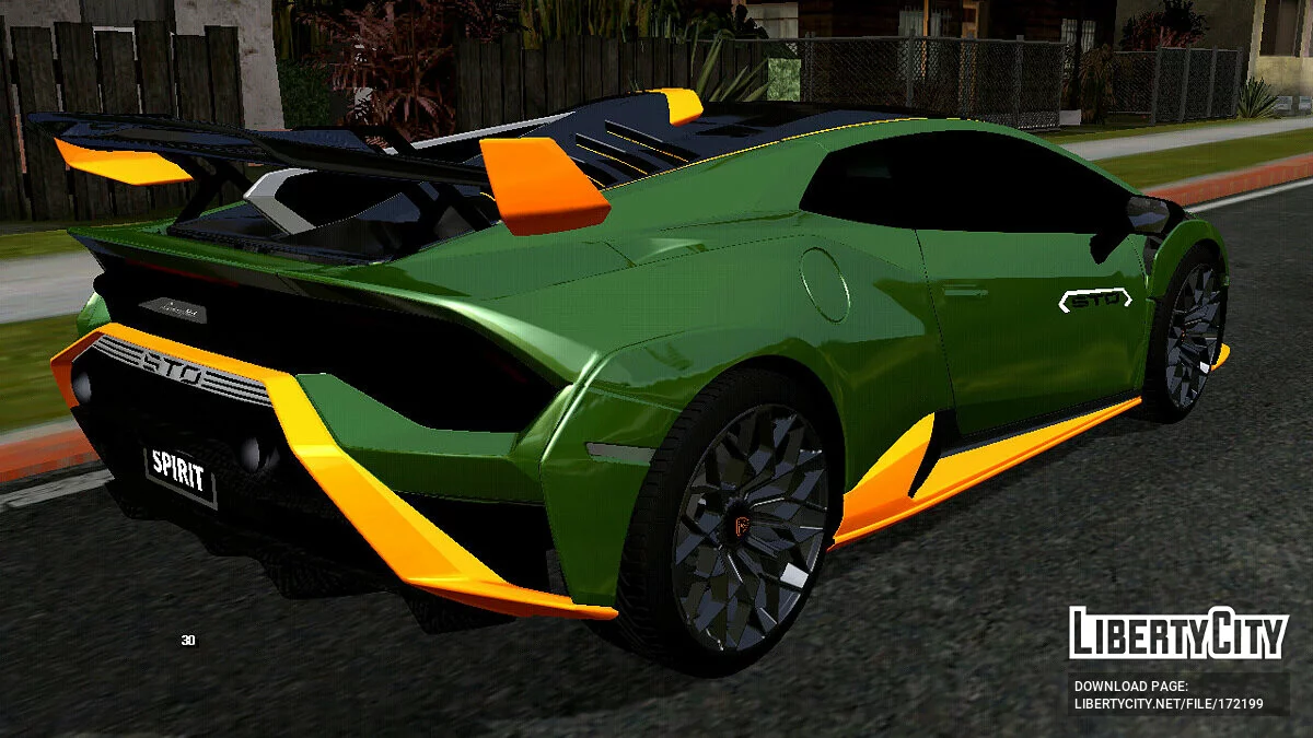 Lamborghini Huracan STO (nur DFF) / GTA San Andreas (iOS, Android)